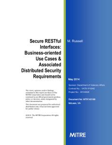 Use Cases and Security Requirements
