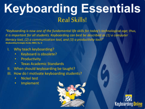 Keyboarding Online * Real Skills!