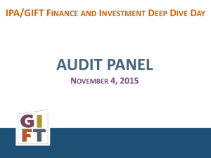 Audit Panel Presentation