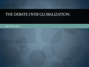 globalization - Bessie B. Moore Center for Economic Education