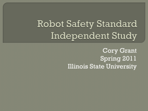 Robot Safety Standard Independent Study