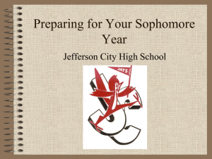 Recommended 4-Year Curriculum - Jefferson City Public Schools