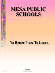 Points of Pride - Mesa Public Schools