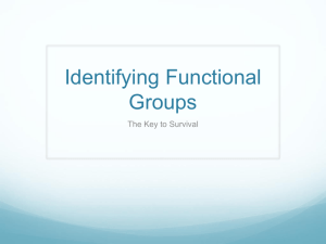 Identifying Functional Groups