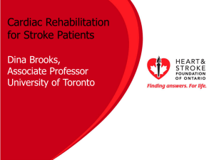 Cardiac Rehab - Heart and Stroke Foundation of Ontario