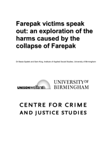 FAREPAK_Full_report - Centre for Crime and Justice Studies