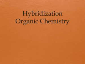Hybridization Organic Chemistry