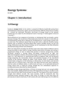 Energy Systems Lecture Notes I Shavindranath Fernando