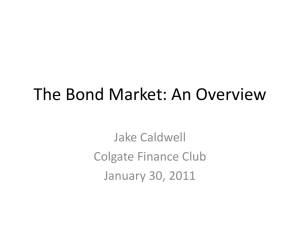 The Bond Market: An Overview
