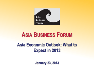 Asia Business Forum Jan 2013 Presentation