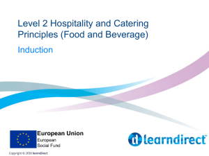 Hospitality and Catering Principles