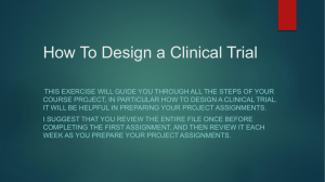 Clinical Research Project