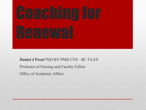 Coaching for Renewal - IUPUI Academic Affairs