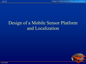 AICIP 1 Chris Beall Design of a Mobile Sensor Platform and