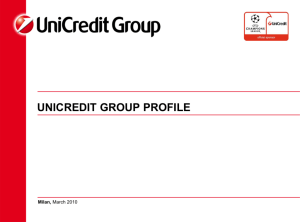 Folie 1 - UniCredit Bank