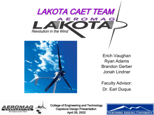 Lakota CAET Team Capstone Design Presentation
