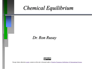 Chemical Equilibrium