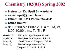 Chapter 12. Solutions - Louisiana Tech University