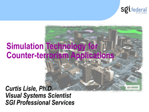 Visualization and Simulation of Synthetic Virtual Environments