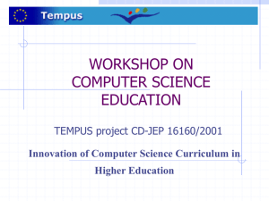 PPT presentation - Tempus Project Site