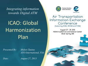 ICAO Progress (Midori Tanino, FAA)