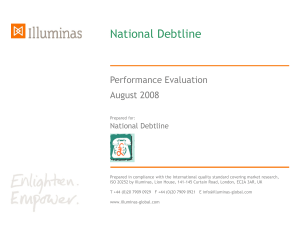 National Debtline Performance Evaluation