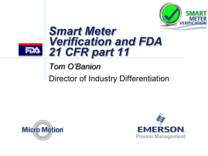 Verification for RSM Aug 05 - Emerson Process Management