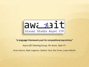 a language+framework push for compositional