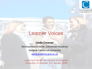 Linda Creanor - University of Leicester