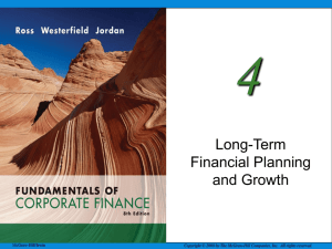 Long-Term Financial Planning and Growth