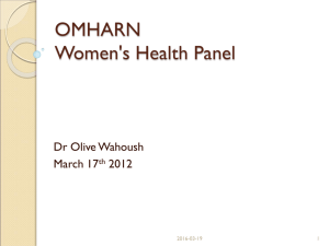 Women's Health - Olive Wahoush