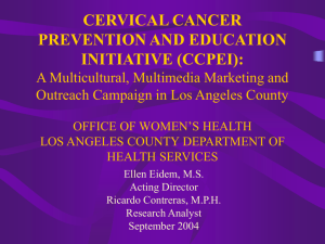 Ellen Eidem, MS - Los Angeles County Office of Women's Health