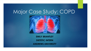 Major Case Study: COPD PowerPoint Presentation