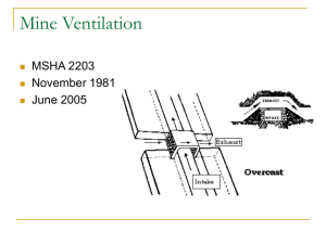 msha 2203 - ventilation