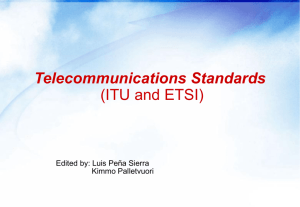 Telecommunication Standards