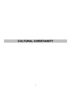 Cultural Christianity