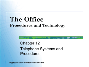 The Office, Procedures and Technology