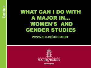 Women's And Gender Studies Majors Study