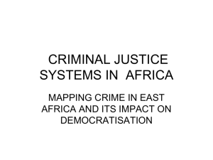 04 Nov 2009: ISS Seminar: Criminal Justice Systems in Africa