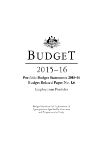 DOCX file of Portfolio Budget Statements