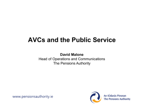 AVCs and the Public Service