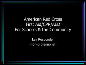 First Aid/ CPR Powerpoint