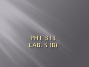 lab 6 PHT313