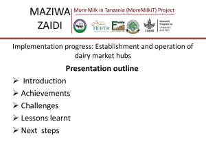 More Milk in Tanzania