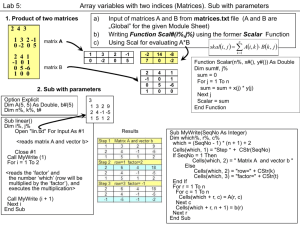 Parametric Subs (Task)