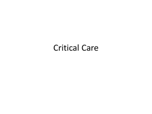 11. Critical Care