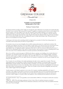 Transcript for "Gresham's Law in Economics