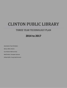 2014 to 2017 - Clinton Public Library