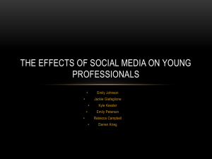 The Effects of Social Media on Young Professionals