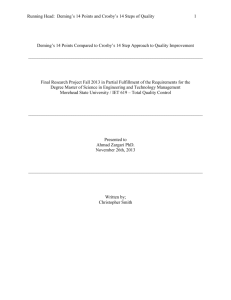 Final Research Paper - IET 619 Electronic Portfolio Fall 2013